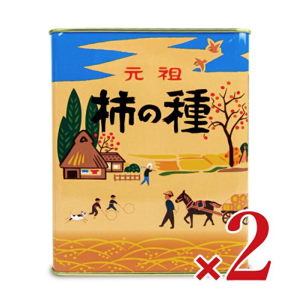 浪花屋製菓 柿の種進物縦缶 KT05 180g × 2個