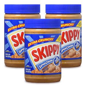 SKIPPY スキッピー スーパーチャンク ピーナッツバター 462g × 3個 日本珈琲貿易