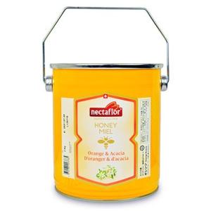 はちみつ 蜂蜜 純粋はちみつ ハチミツ Nectaflor ネクタフロー スイス産オレンジ 2kg｜tsutsu-uraura