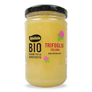 ミエリツィア イタリア産 クローバーの有機ハチミツ 400g Mielizia 日仏貿易