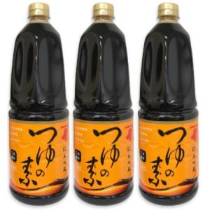 にんべん つゆの素 1.8L  × 3本 3倍濃厚｜tsutsu-uraura