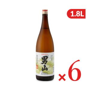 清酒 男山 1800ml × 6本[北海道] 一升瓶