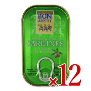 ペスカ ボナペティ オイルサーディン オリーブ油漬 120g×12個セット ケース販売