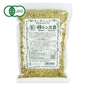 有機緑レンズ豆 500g 桜井食品 有機JAS｜tsutsu-uraura