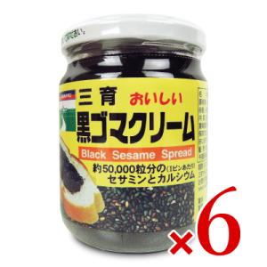 三育フーズ 黒ゴマクリーム 190g×6個 ケース販売｜tsutsu-uraura