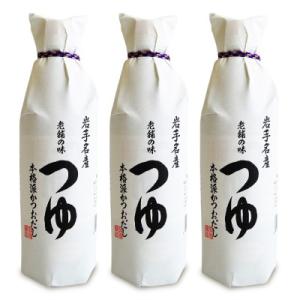 佐々長醸造 老舗の味 つゆ 500ml × 3個 岩手名産｜tsutsu-uraura