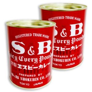 カレー粉 カレーパウダー sb  エスビー 赤缶 カレー粉 400g × 2缶 ヱスビー食品 エスビースパイス｜にっぽん津々浦々