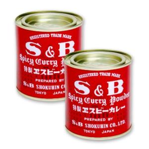 カレー粉 カレーパウダー sb  エスビー 赤缶 カレー粉 84g × 2缶 ヱスビー食品 エスビースパイス｜tsutsu-uraura