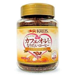 クライス カフェオレになりたいコーヒー アグロマート インスタント 100g 重松貿易
