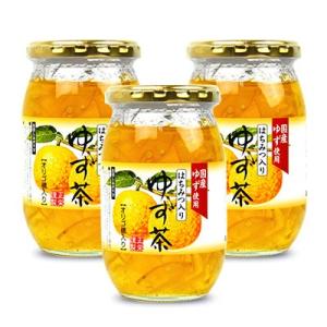 正栄食品 はちみつ入りゆず茶 415g × 3個｜にっぽん津々浦々