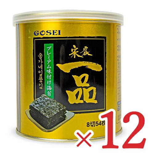 宋家一品のり 缶 8切54枚（板のり6.75枚分）× 12缶 五星コーポレーション ケース販売 味付...