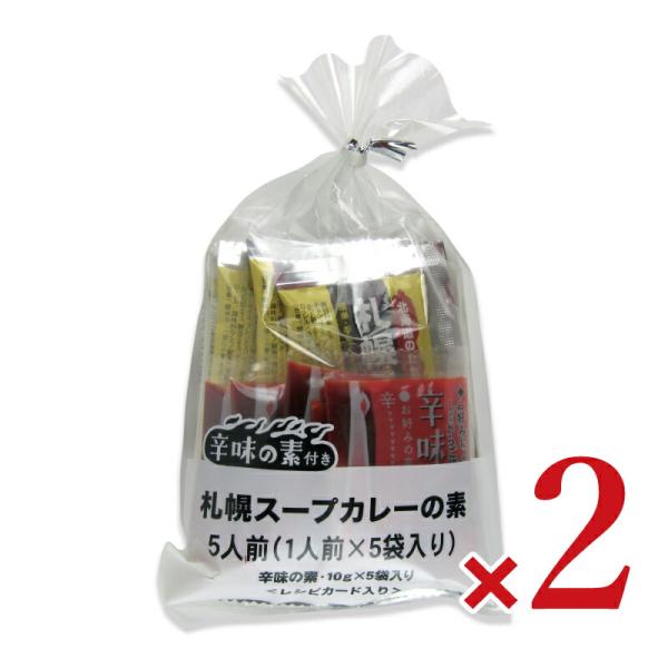ソラチ 札幌スープカレーの素（辛味の素付）5P 175g × 2袋