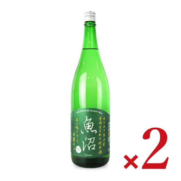 白瀧酒造 淡麗辛口魚沼 純米 1.8L × 2本