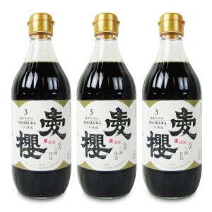 杉浦味淋 古式三河仕込 愛桜 純米本みりん  3年熟成 500ml × 3本