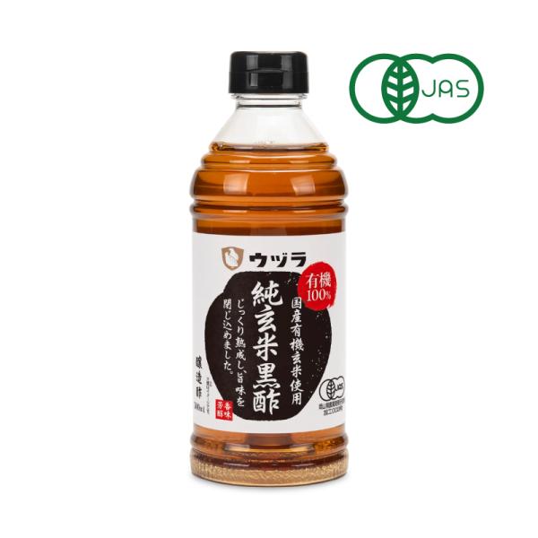 大興産業 ウヅラ 純玄米黒酢 500ml 有機JAS 爆買