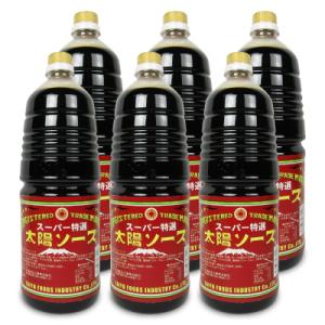 太陽食品工業 スーパー特選太陽ソース 1800ml × 6本 ウスターソース｜tsutsu-uraura