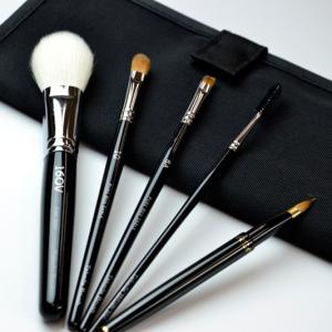 竹田ブラシ スターターセット ベーシック 椿 ×5本：ポーチ付 竹田