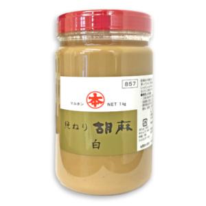 マルホン 純ねり胡麻  白 ソフト 1kg 竹本油脂｜tsutsu-uraura