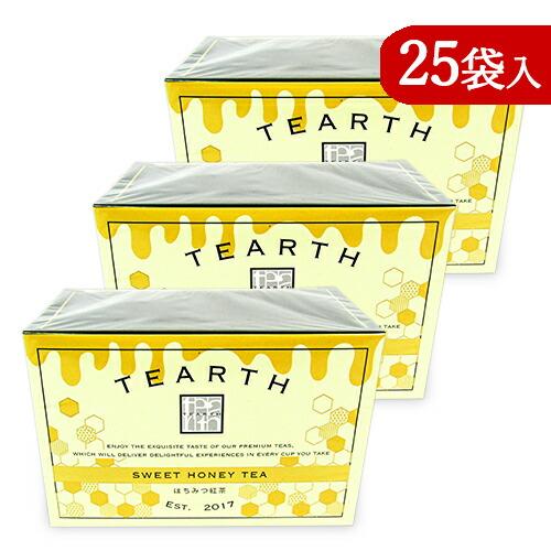 ティーアース はちみつ紅茶 ティーバッグ [2g×25袋入] × 3箱 TEARTH