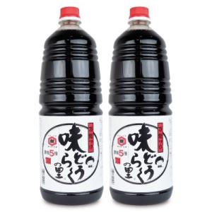 東北醤油 キッコーヒメ 味どうらくの里 1.8L × 2本