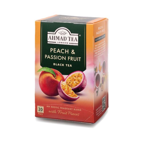 富永貿易 AHMAD TEA アーマッドティー ピーチパッション 2gティーバッグ × 20袋　