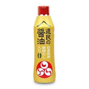 醤油 だし醤油 しょうゆ 昆布醤油 福山醸造 トモエ 道民の醤油日高昆布 450ml｜tsutsu-uraura