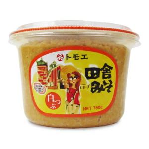 福山醸造 トモエ 田舎みそ白つぶ750g カップ