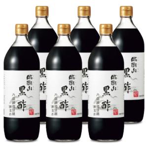 内堀醸造 臨醐山黒酢 900ml × 6本