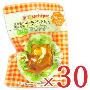 内野家 uchipac 国産鶏 サラダチキン カレー 100g × 30個｜tsutsu-uraura