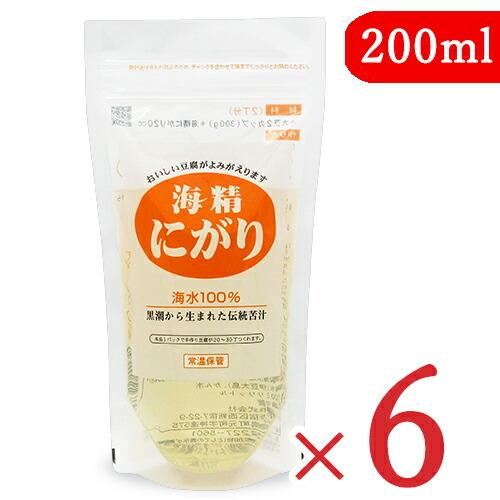 海の精 海精にがり 200ml × 6本