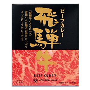 カレー レトルトカレー レトルト食品 吉田ハム 飛騨牛ビーフカレー 220g 1人前｜tsutsu-uraura