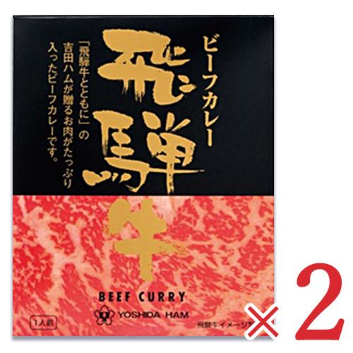 カレー レトルトカレー レトルト食品 吉田ハム 飛騨牛ビーフカレー 220g 1人前 × 2箱