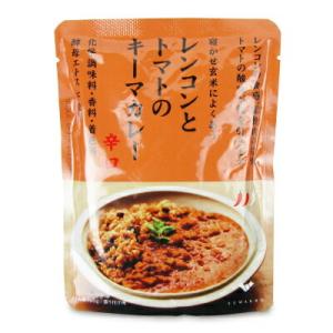 カレー レトルトカレー レトルト食品 結わえる レンコンとトマトのキーマカレー 辛口 150g