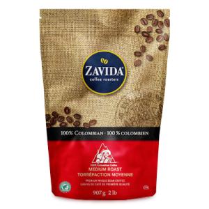 コーヒー コーヒー豆 ZAVIDA ザビダコーヒー  100% コロンビアンコーヒー 907g 2lb 正規販売店