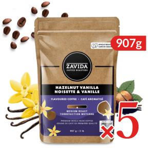 ザビダ　ヘーゼルナッツバニラ　3袋 ZAVIDA ザビダ ヘーゼルナッツバニラ コーヒー 907g✕3袋