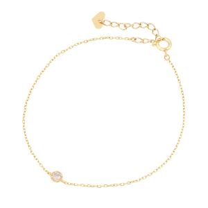 ジュエリーツツミ K10イエローゴールド淡水パールブレスレット（8.5mm