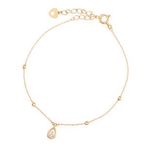 ジュエリーツツミ K10ホワイトゴールドブレスレット : ジュエリー