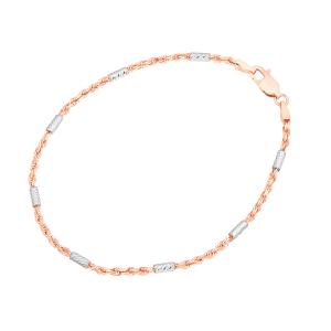 ジュエリーツツミ K10ピンクゴールドダイヤモンドブレスレット