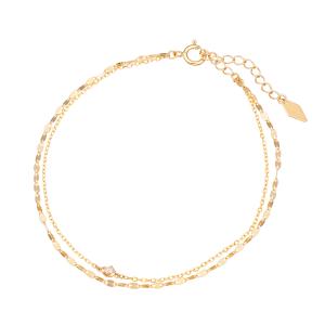 ジュエリーツツミ K18イエローゴールドアンクレット : ジュエリー