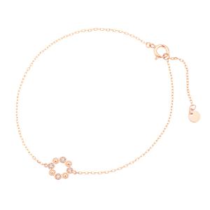 ジュエリーツツミ K10ピンクゴールドダイヤモンドブレスレット