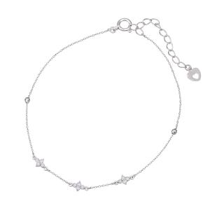 ジュエリーツツミ K10ホワイトゴールド淡水パールブレスレット（8.5mm
