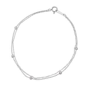 ジュエリーツツミ プラチナダイヤモンドブレスレット : ジュエリー