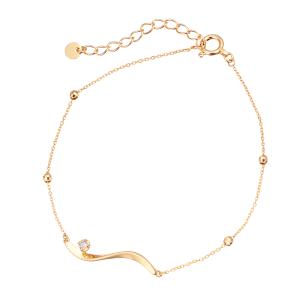 ジュエリーツツミ K10イエローゴールドマルチストーンブレスレット