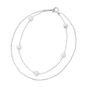 ジュエリーツツミ K10イエローゴールド淡水パールブレスレット