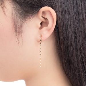 K10イエローゴールドイヤリングの詳細画像1