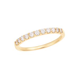 ジュエリーツツミ K18イエローゴールド鑑定書付ダイヤモンドリング