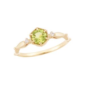 ジュエリーツツミ K10イエローゴールドマルチストーンリング