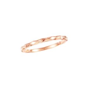 ジュエリーツツミ K10ホワイトゴールドリング(ピンキーリング