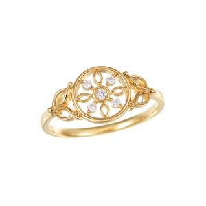 田中貴金属 GINZA TANAKA K18YG イエローゴールド リング ツイスト