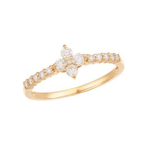 り*え様 TSUTSUMI K18YG ダイヤモンドリング K18イエローゴールドダイヤモンドリング(RFR666-002)|TSUTSUMI